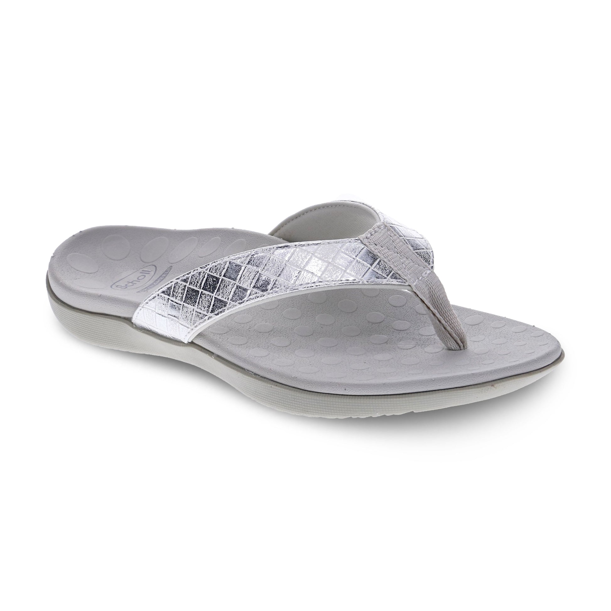 Orthaheel Scholl Orthotic Orthotics Women's Sonoma Thongs - Weave ...